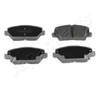 JAPANPARTS Juego de pastillas de freno Delantero con avisador acústico de desgaste con accesorios PA-K37AF Juego de pastillas de freno