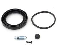 JAPANPARTS KD-W03 Juego de reparación pinza de freno Eje delantero Compatible con SSANGYONG KORANDO KJ KORANDO Cabrio KJ MUSSO FJ