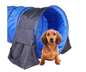 Japard Paquete de 2 Bolsas de Arena de túnel de Agilidad para Perros, Bolsas de Peso Desmontables para sostener túneles, Sistema de Velcro, Equipo de Agilidad para Perros