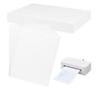 JAPCHET 400 hojas de papel térmico para impresora térmica de 8.5 x 11 pulgadas, papel térmico blanco multiusos para oficina M08F y otras impresoras portátiles de cartas