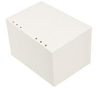 JAPCHET Paquete de 10 unidades de 450 hojas, 900 páginas de papel punteado formato A5, repuesto, cuadrícula de puntos, 6 agujeros perforados para cuaderno de 21 x 14,2 cm