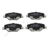 JAPKO Juego Pastillas de Freno de Disco Delant. para Opel Insignia B Caravan Z18