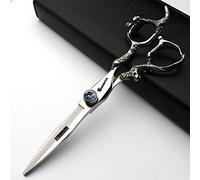 Japón 6/7 / 8/9 pulgadas estilista profesional de cabello tijeras peluquero estudio herramientas de modelado profesionales tijeras (Corte plano de 6 pulgadas)