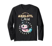 Japón Anime Estética Fingir Soy Un Axolotl Orca Sea Life Manga Larga