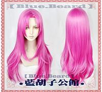 Japón Anime JoJo's Bizarre Adventure Golden Wind BOSS Diavolo Diaboro Cosplay Peluca 80cm Largo Rosa Rojo Fiesta Cabello + Peluca Sombrero