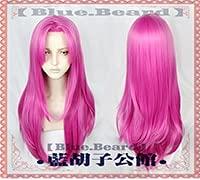 Japón Anime Jojo'S Bizarre Adventure Golden Wind Diavolo Cosplay Disfraz Peluca 31 `` Largo Rose Red Party Hair Talla Única Golden Wind Diavolo