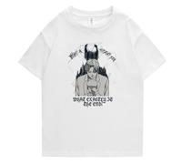 Japón Anime Monster Camisetas Dr Kenzou Tenma Patrón Algodón Top Johan Liebert O-Cuello Camisetas Liebheart Naoki Urasawa Horror Manga Corta