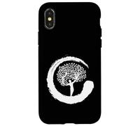 Japón Asia bambú Sol Kanji Natural baño Bosque Carcasa para iPhone X/XS