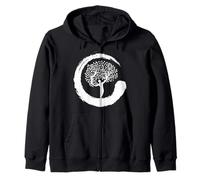 Japón Asia bambú Sol Kanji Natural baño Bosque Sudadera con Capucha