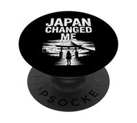 Japón cambió mi Recuerdo de Viaje Monte Fuji Tokio Kioto Osaka PopSockets PopGrip Adhesivo