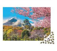 Japón Castillo Primavera Puzzle 1000p para Toda La Familia Relax En Casa Reto Mental Mejor Valorados Tiempo Libre Reciclable 70x50cm/1000pcs