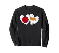 Japón Chipre Corazón Banderas Japonés Español Doble Am Sudadera