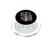 Japón Ciudad Retro Japonés Estética Calles de Japón PopSockets PopGrip para MagSafe
