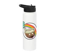 Japón Coco Kawaii Retro Rainbow Anime Stainless Steel Insulated Water Bottle