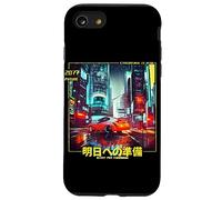 Japón Cyberpunk Coche en Retro Cyberpunk Vaporwave estética Carcasa para iPhone SE (2020) / 7/8