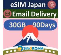 Japón eSIM de 30 GB durante 90 días | Incluye datos de prueba en Australia | Softbank y KDDI de doble operador japonés | Entrega instantánea de correo electrónico | Llamadas VoIP | Recargable