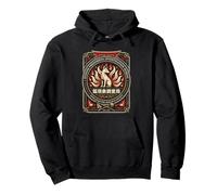Japón Fox Yokai Mountain Guardian Japanese Kitsune Souvenir Sudadera con Capucha