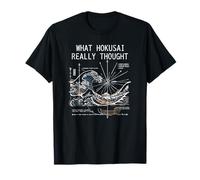 Japón Gran Ola Física Hokusai Agua Movimiento Matemáticas Ciencia Camiseta