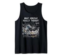 Japón Gran Ola Física Hokusai Agua Movimiento Matemáticas Ciencia Camiseta sin Mangas