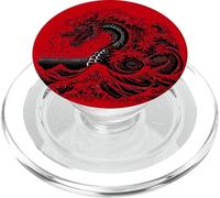 Japón Gran Ola Kanagawa Japonés Dragon Wave PopSockets PopGrip para MagSafe