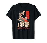 Japón Koi Fish Nishikigoi Carpa Souvenir japonés Kanji Camiseta