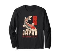 Japón Koi Fish Nishikigoi Carpa Souvenir japonés Kanji Manga Larga