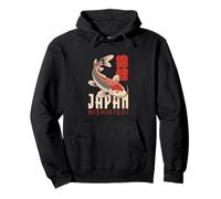 Japón Koi Fish Nishikigoi Carpa Souvenir japonés Kanji Sudadera con Capucha