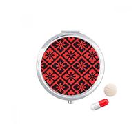 Japón la cultura tradicional Resumen Travel bolsillo píldora caso medicina dispensador espejo regalo caja de almacenamiento