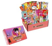 JAPON MARKET | Caja Sorpresa De Chuches Japonesas Con 20 Delicias | Chuches Cumpleaños, Golosinas Y Chucherías Japonesas, Caramelos, Dulces Y Snacks De Comida Japonesa (SAKURA)