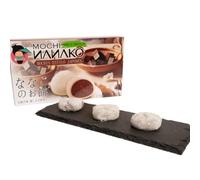 JAPON MARKET | Mochi Chocolate Japonés Nanako | 120g | Mochis Negro, Dulces Japoneses | Mochis para Regalar, Golosinas Exóticas | Chuches Japonesas, Textura Suave| Chocolate