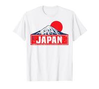 Japón Monte Fuji Honshu Tokio Sol Rojo Osaka Kioto Recuerdo Camiseta