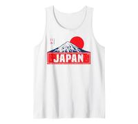 Japón Monte Fuji Honshu Tokio Sol Rojo Osaka Recuerdo Kioto Camiseta sin Mangas