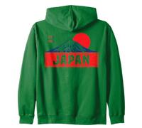 Japón Monte Fuji Honshu Tokio Sol Rojo Osaka Recuerdo Kioto Sudadera con Capucha