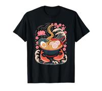 Japón Olas Ramen Tazón Comida Japonesa Fideos Camiseta
