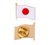 Japón País Bandera de solapa Pin de metal souvenir