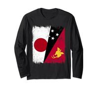 Japón Papua Nueva Guinea Media Bandera Japonés PNG Patrimonio Manga Larga