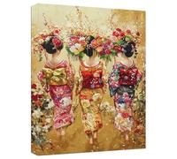 Japón Pintar por Numeros Femenino Pintar por Numeros Niños, Colorear Adultos Principiantes Color by Number Kit Pintura con Pinceles Pigmento Acrílico para Autumn Home Room Decoration 60x90cm, Model36