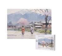 JapóN Puzzle 2000 Piezas Adultos, 99x70cm Gran Formato Puzzle Monte Fuji Patrón Diseño, Jigsaw Adultos DIY Artesanía con Embalaje de Caja de Regalo, Home Room Wall Decor, Regalo Mujer, Model1670