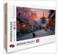 JapóN Puzzle 3000 Piezas Adultos, Vista De La Calle Puzzle Madera con Caja 122x81cm, Rompecabezas Adultos de Alta Dificultad, para Toda La Familia, Pasatiempo Creativo, Juego de Rompecabezas, 8-4527