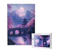 Japón Puzzle 3000 Piezas,Grande Rompecabezas Adultos de Madera,DIY Paisaje Puzzles Juegos Divertidos/Relajantes/Desafiantes para Adultos y Principiantes,Como Regalo para Amigos y Seres Queridos M-1604