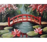 Japón Puzzle de 1500 Piezas para Adultos, Puzzle Puente Rompecabezas Adultos Pieza de Madera Juegos, Obra de Arte de Juego de Rompecabezas, para Decoración del Hogar Regalos Regalos 87x57cm g-378