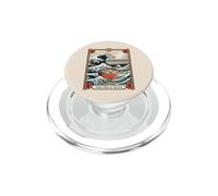 Japón Ramen Bowl Surfeando Gran Ola Fuera de Kanagawa Tarot Card PopSockets PopGrip para MagSafe