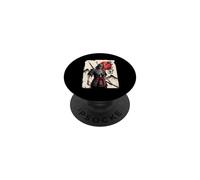 Japón Samurai Guerrero Esqueleto Ukiyo Tinta Obra De Arte Samurai PopSockets PopGrip Adhesivo