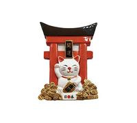 Japón Santuario 3D Lucky Cat Imán de refrigerador Etiqueta de Viaje Recuerdos, decoración del hogar y la Cocina Japón Imán de refrigerador de China