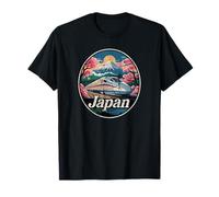 Japón Shinkansen Monte Fuji Retro Tren Bala Recuerdo Retro Camiseta