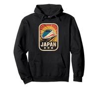 Japón Shinkansen Retro Vintage Bullet Train Kanji Souvenir Sudadera con Capucha