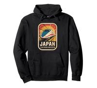 Japón Shinkansen Retro Vintage Bullet Train Otaku Souvenir Sudadera con Capucha