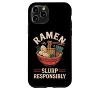 Japón sorbe responsablemente Fideos soba Recuerdo japonés Otaku Carcasa para iPhone 11 Pro