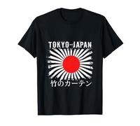 Japón Tokio con bandera ciudad urbana país Camiseta