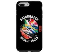 Japón tren bala Monte Fuji Shinkansen Kanji Splash Souvenir Carcasa para iPhone 7 Plus/8 Plus